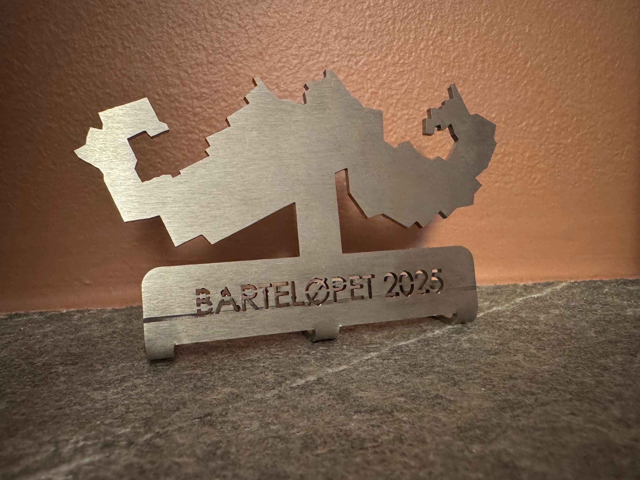 Barteløpet pokal prototype - eksklusiv pokal til alle deltakere